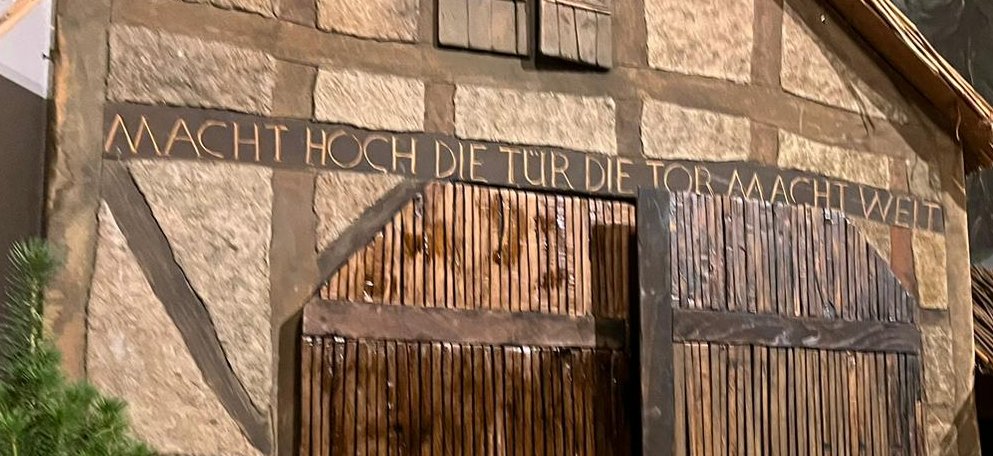 Adventskrippe Erwartung (c) gan