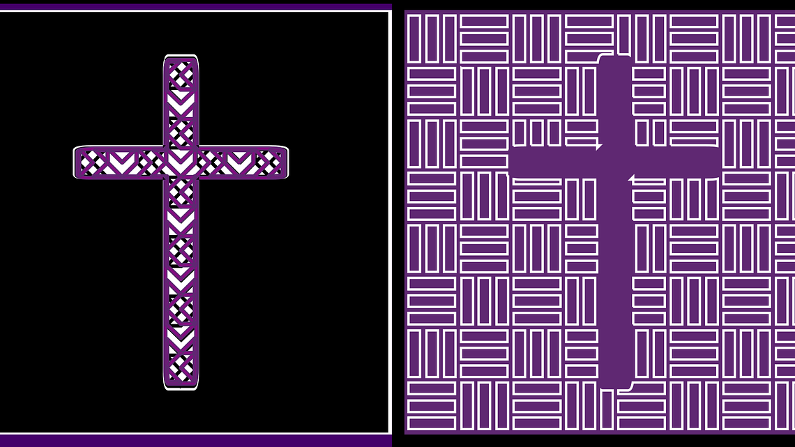 2_Kreuze-violett (c) auf pixabay: BilliTheCat
