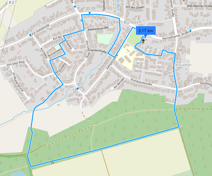 Alstädten-Burbach (c) Kartendaten: © OpenStreetMap