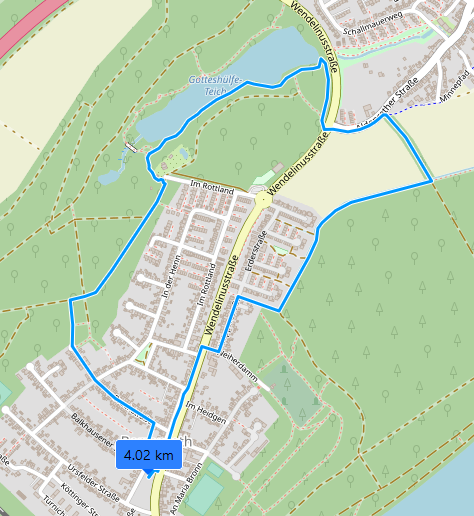 Berrenrath - Gotteshülfeteich (c) Kartendaten: © OpenStreetMap