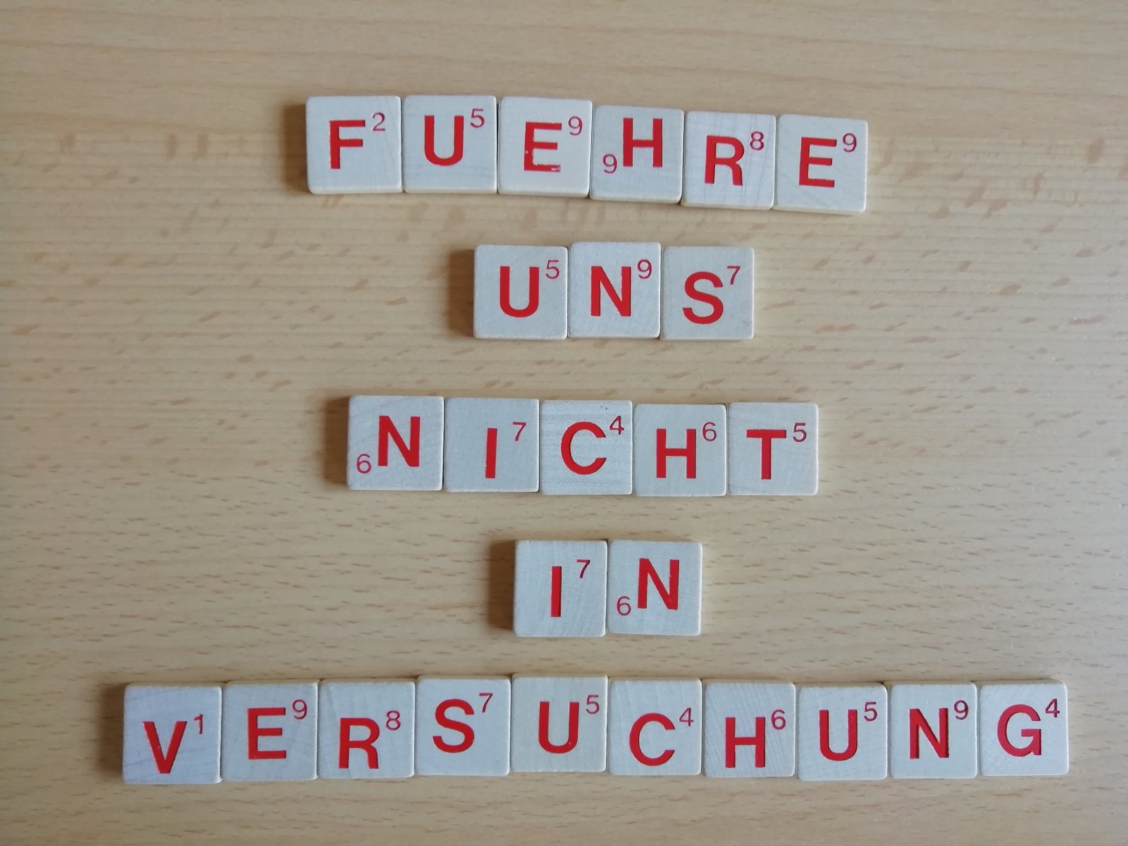 Katholisch In Hurth Das Vaterunser Und Fuhre Uns Nicht In Versuchung