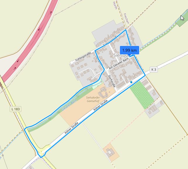 Klein aber fein - Sielsdorf (c) Kartendaten: © OpenStreetMap ( CC-BY-SA)