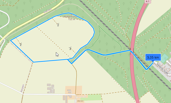 Wilhelmshöhe (c) Kartendaten: © OpenStreetMap ( CC-BY-SA )