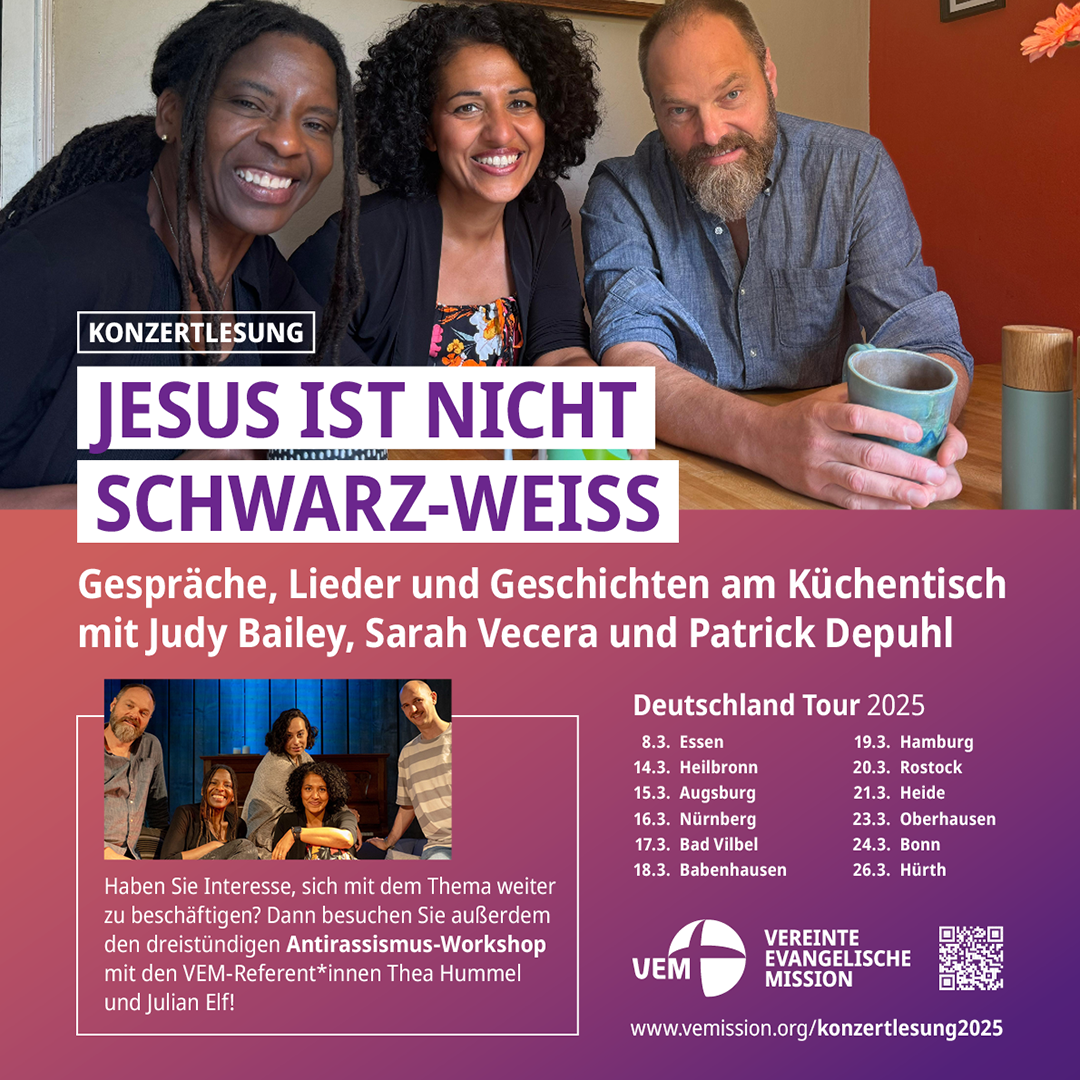 Konzertlesung 2025 Sharepic (c) © Vereinte Evangelische Mission