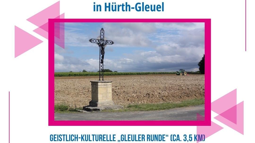 Die Tradition des Kreuzweges wird mit einem schönen Spaziergang und interessanten Informationen rund um den Ortsteil Gleuel zu verbunden.