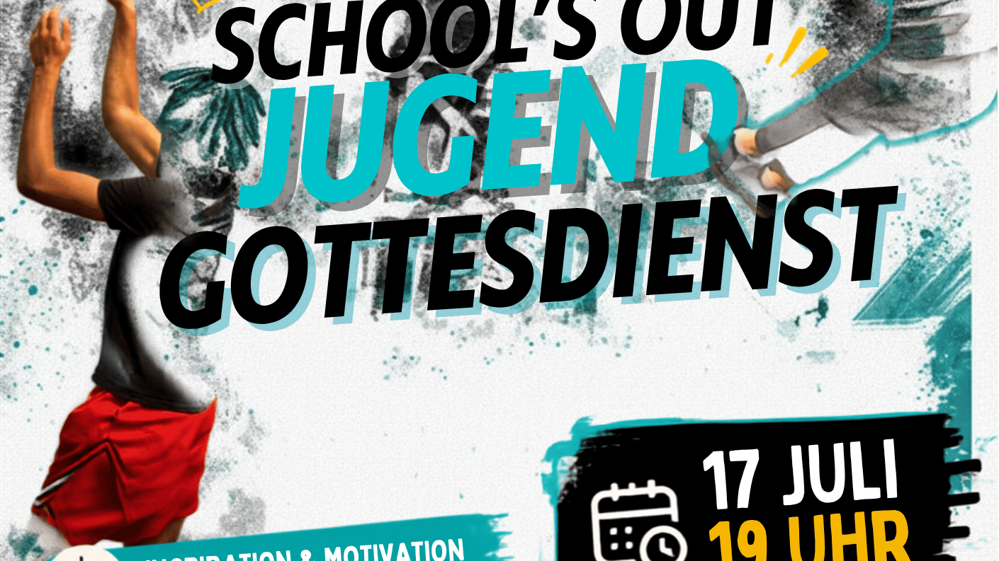 Plakat Flyer schoolsout hell