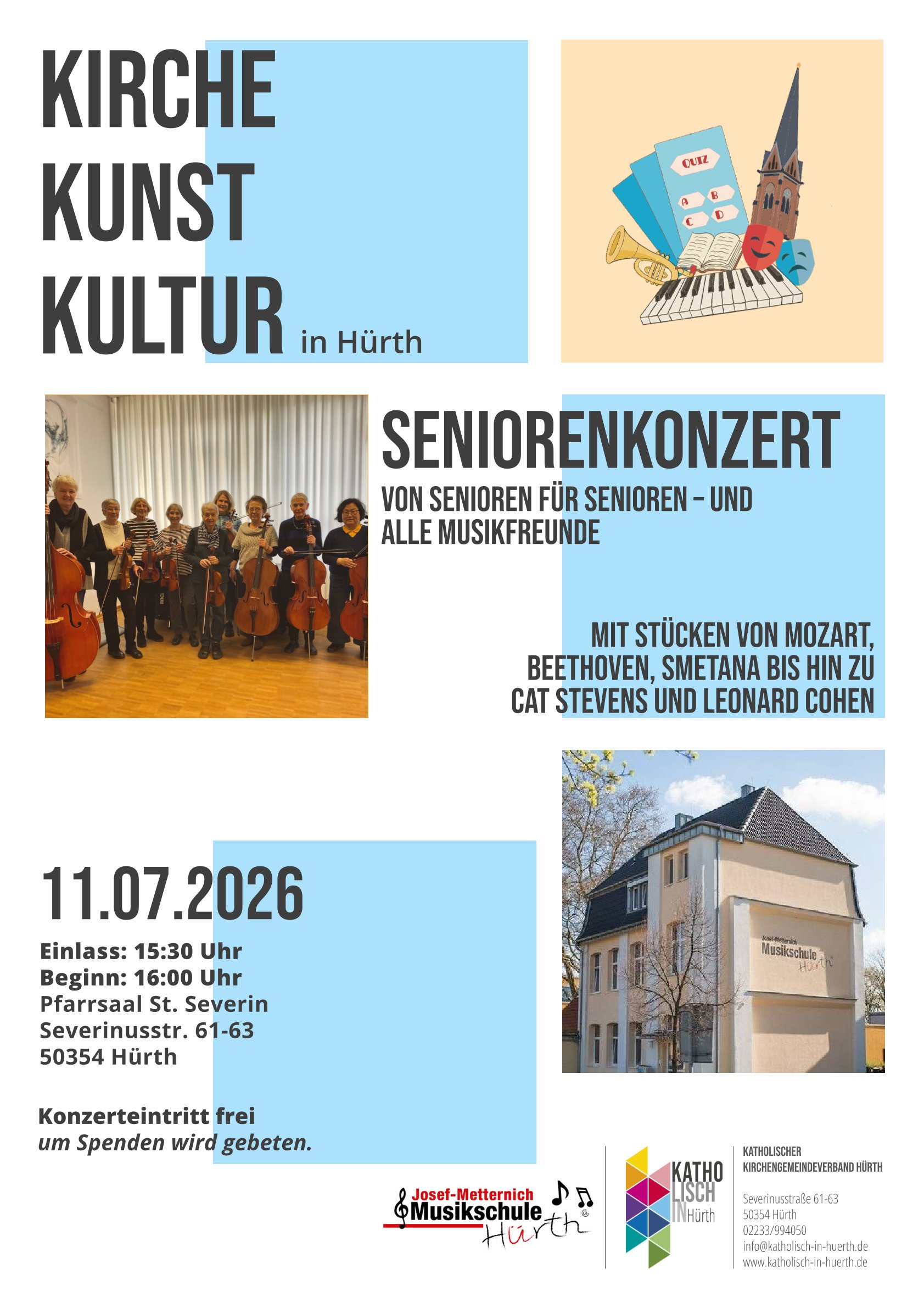 Seniorenkonzert Plakat