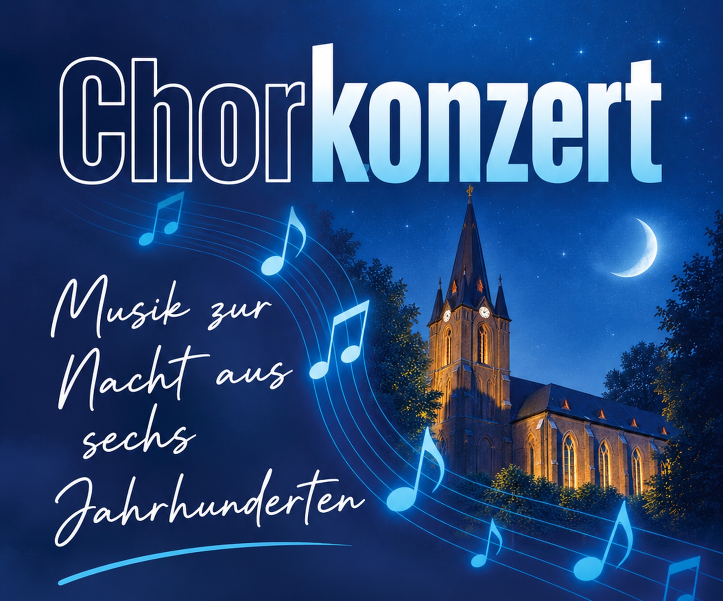 Chorkonzert Musik zur Nacht aus sechs Jahrhunderten (c) Hospizverein Hürth e.V. Chorkonzert Musik zur Nacht aus sechs Jahrhunderten