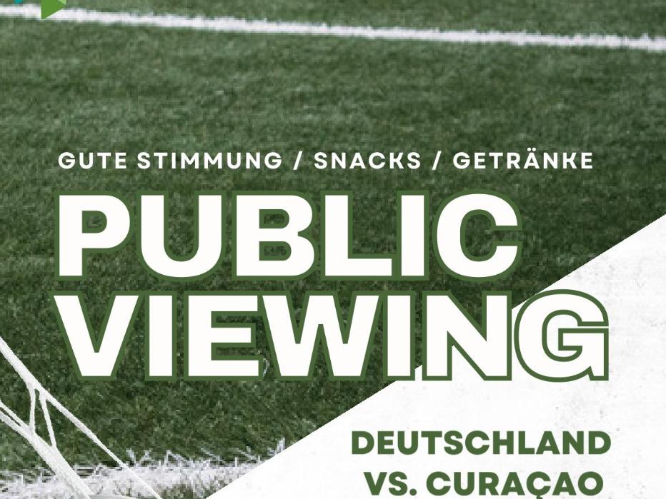 Fussball Public Viewing in Gleuel