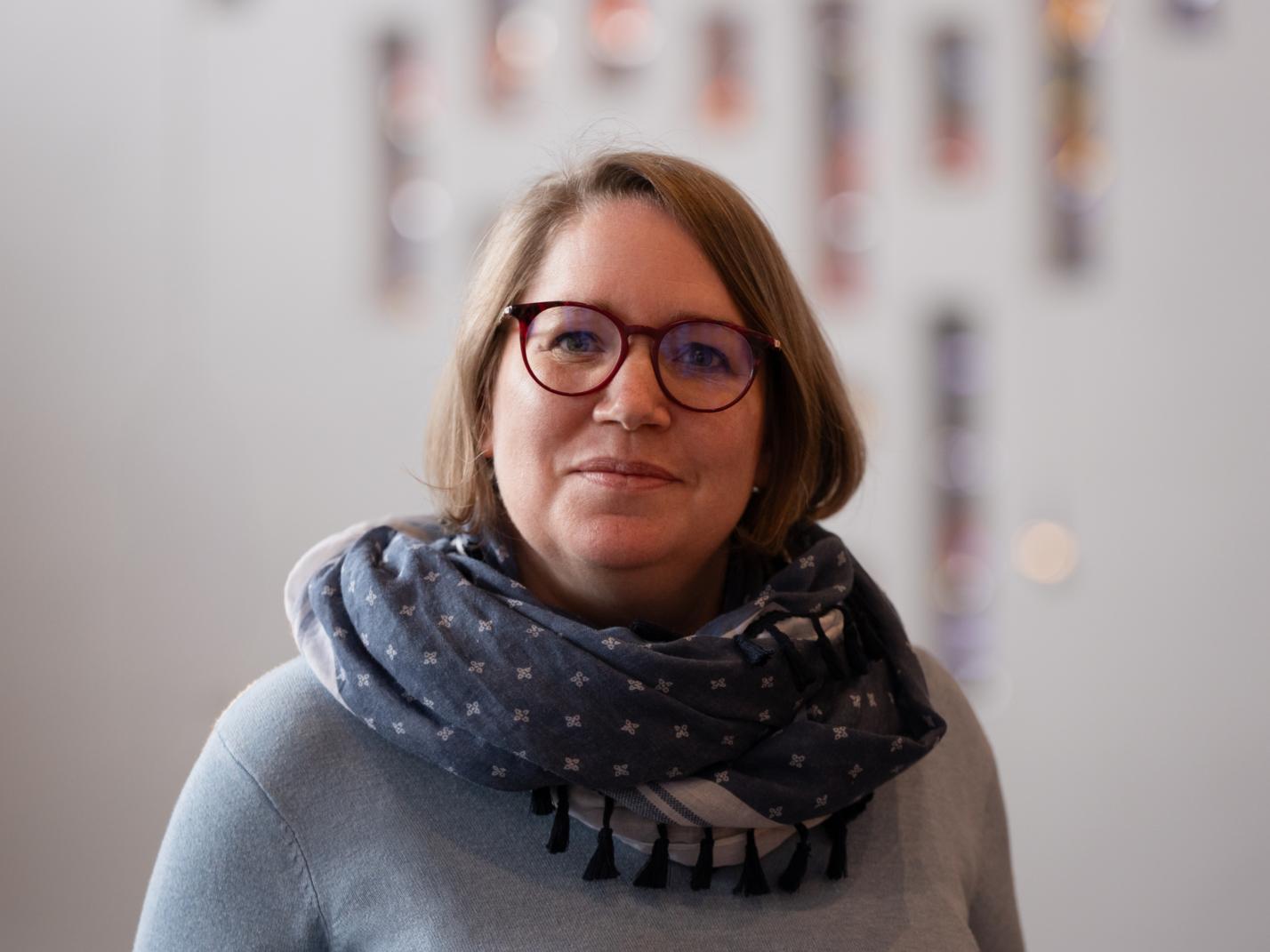 Bild von Pfarrsekretärin Clarissa Hahn