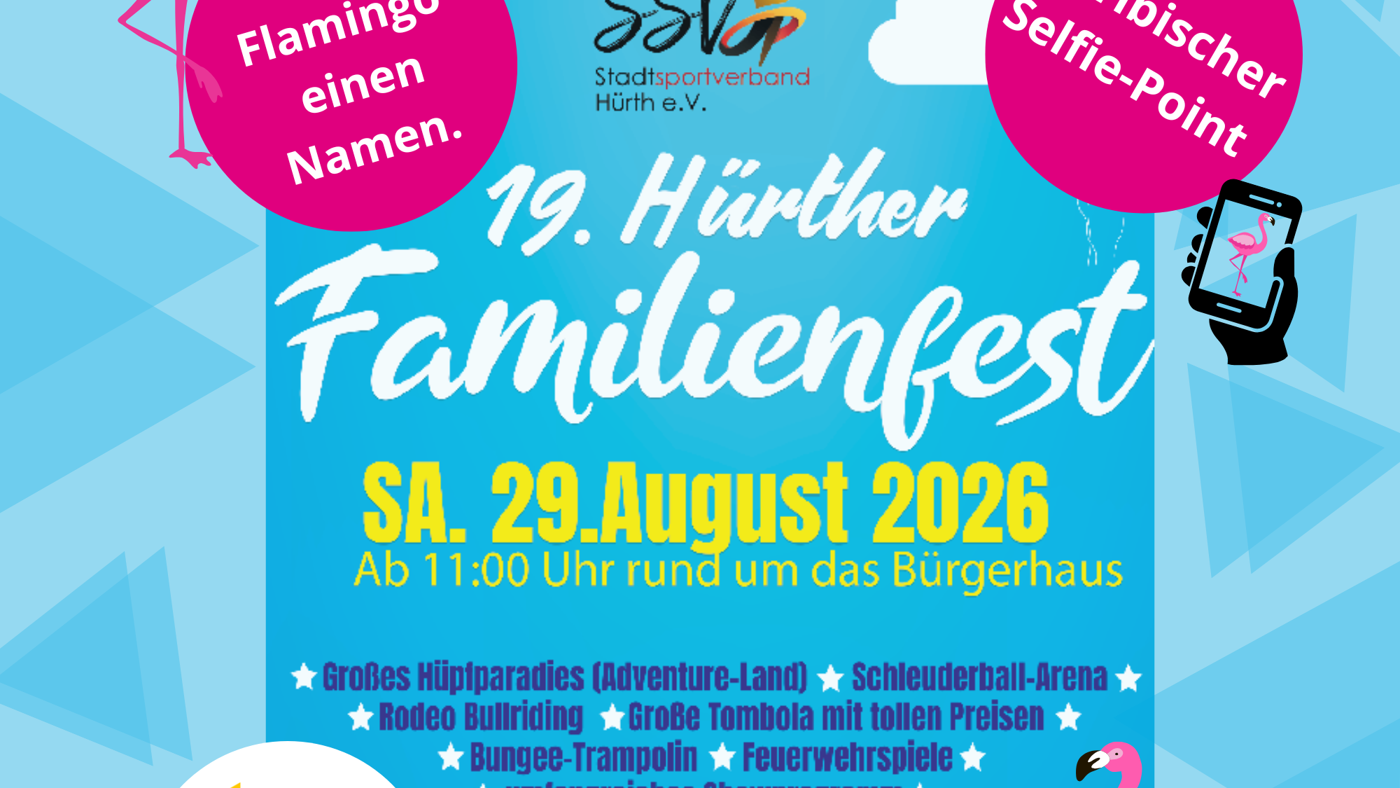 Familienfest 2026 mit Flamingo