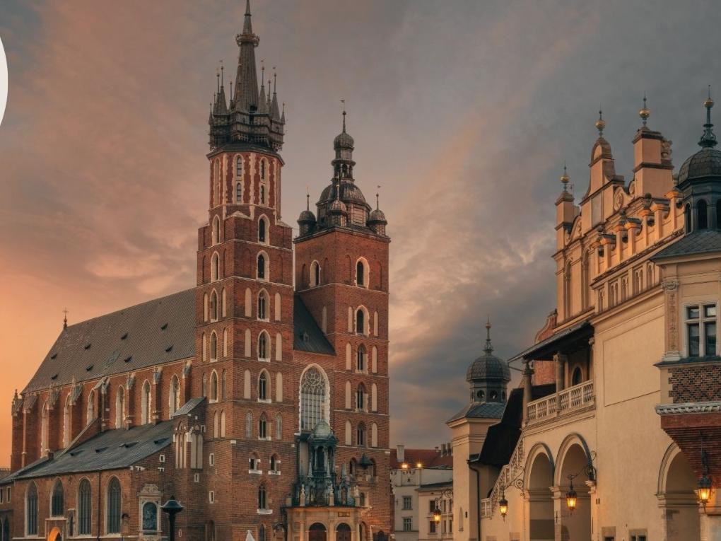 Plakat Kirche Könige Krakau