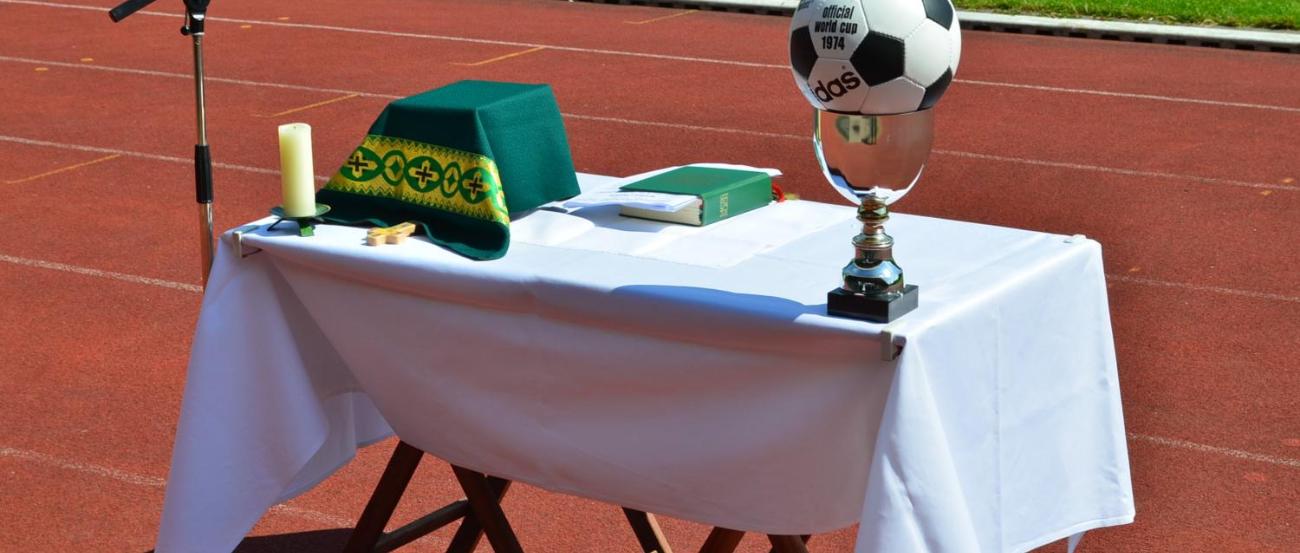 Messe im Stadion