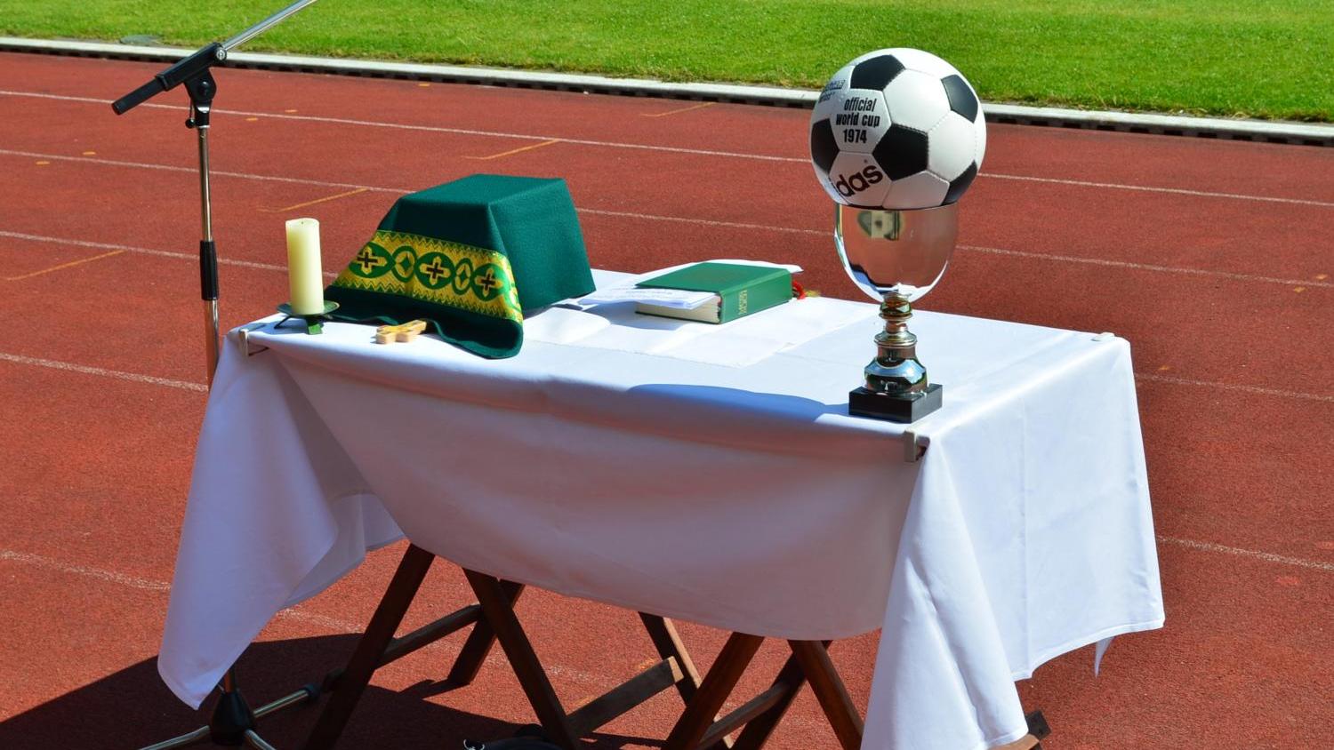 Messe im Stadion