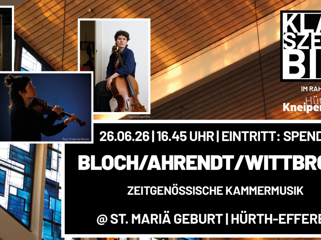 KLANGSZENENBILD Veranstaltung Bloch-Ahrendt-Wittbrodt