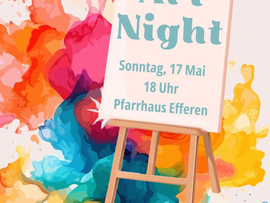 Angebote Firmvorbereitung '26 Art Night Flyer
