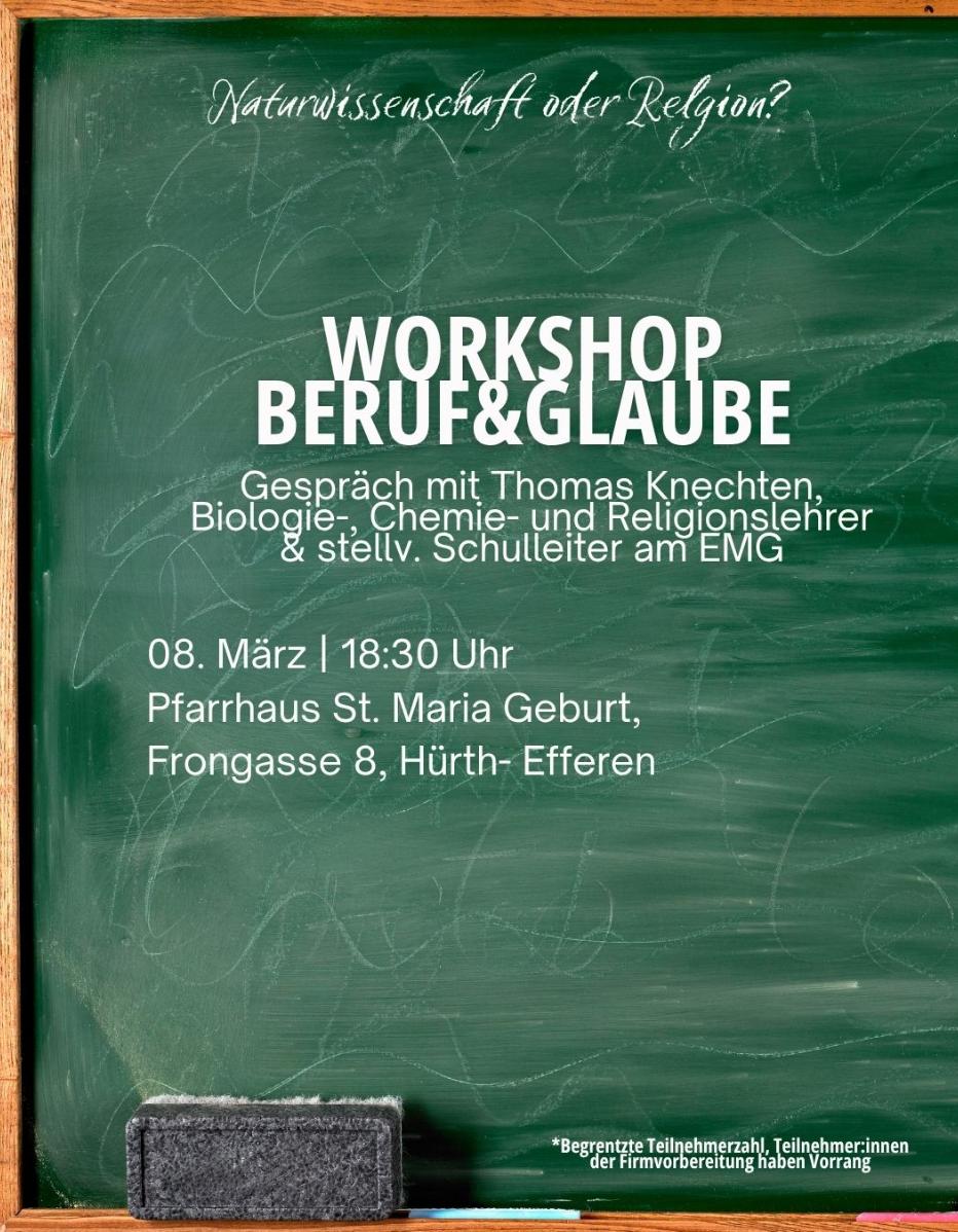Beruf & Glaube Workshop