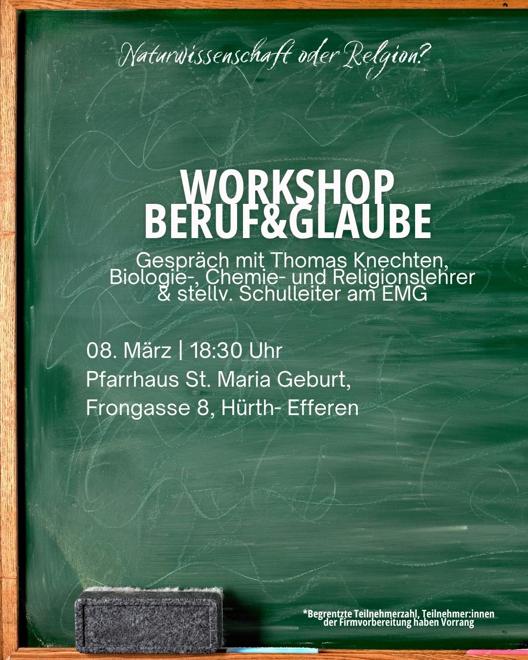 Beruf & Glaube Workshop