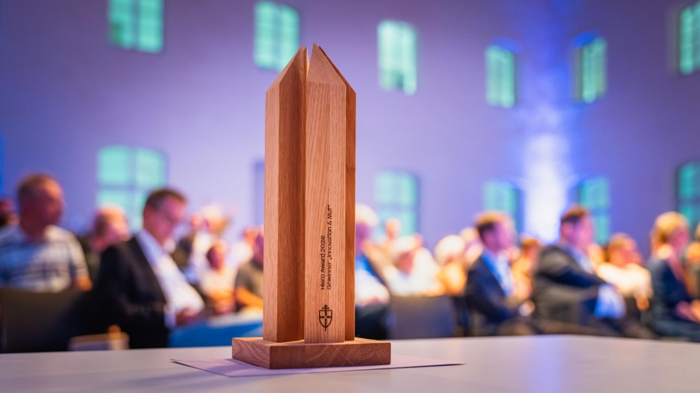 Hiero Award 2026 Preisverleihung zum Hiero Award 2026 am 30. September 2026 im Maxhaus in Düsseldorf